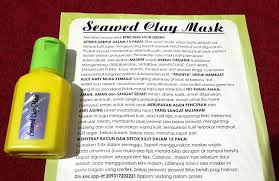 manfaat Seaweed Clay Mask