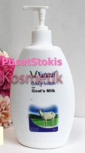 V Natural Body Wash Goat's Milk BPOM