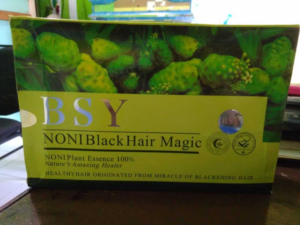 BSY  Black Hair Magic Shampoo Noni  Pusat Stokis Agen 